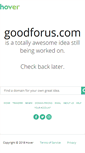 Mobile Screenshot of goodforus.com